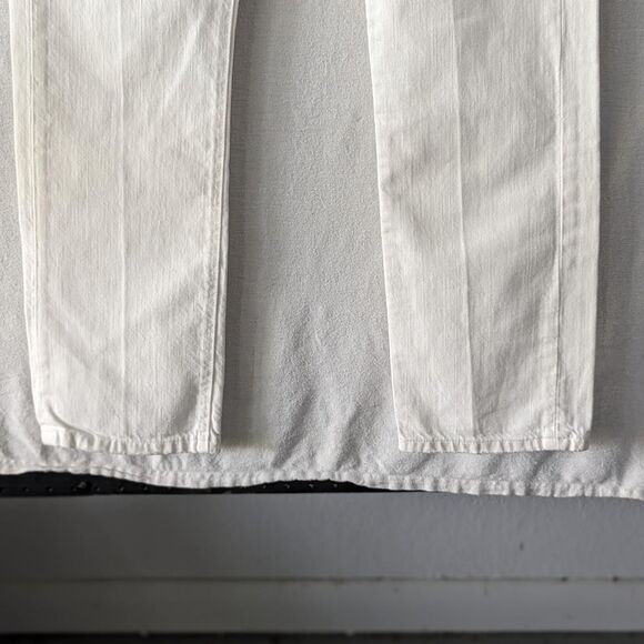 Vintage Levi's 501XX White Denim Jeans Size 26/30 - Picture 2 of 8